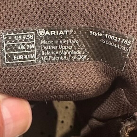 Ariat Skyline Mid Waterproof Boot in Distressed Brown Leather - Size 9.5 - EUC - Picture 10 of 10